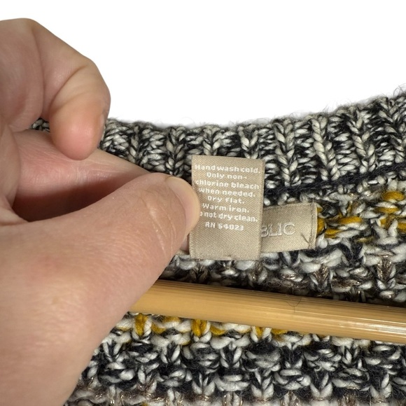 Banana Republic Chartreuse Wool Mohair Blend Sweater Jacket Multi Size S - Picture 8 of 10